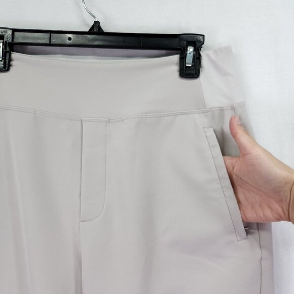 Athleta Trekkie North High Rise Jogger Size 10 Hiking Pants Gray Zip Pockets - Picture 6 of 13